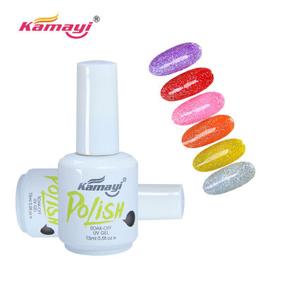 3 Step gel nail polish OEM ODM Colored 15ml Neon Gel Nail Polish