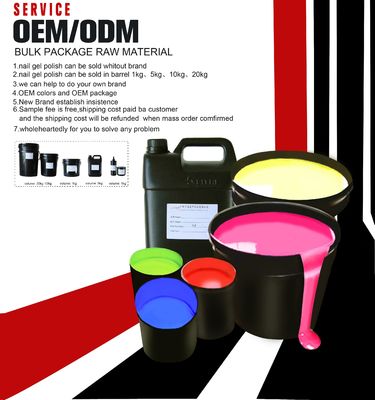 OEM ODM 120 Colors 1kg / 5kg / 10kg Bulk Gel Nail Polish