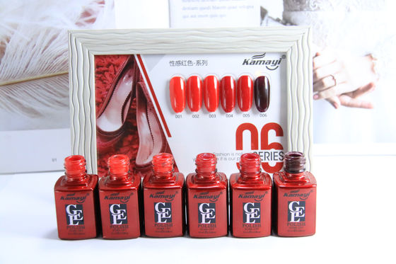 Factory Direct Supply Nail Polish Gel Red Color Uv/Led Gel Nail Kit Set