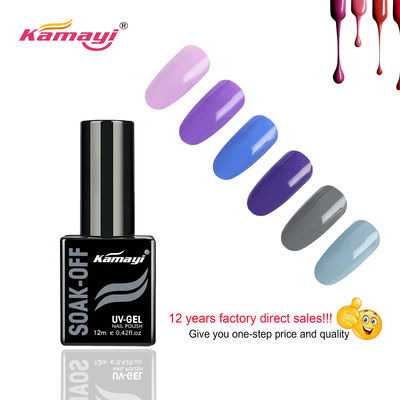Kama Best Price 12ML Private Label 72 Candy Pure Colors UV Soak Off Gel Nail Polish Bottle Gel Nail Kit Uv Lamp