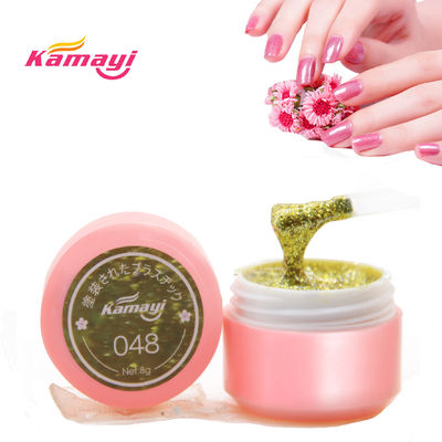 8ML Nature Resin 48 Colors Three Step Nail Gel Paints