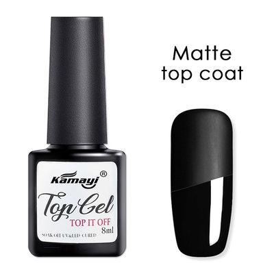 Private Label 15ml High quality No Wipe Top Coat For Beaty Nail Salon for sale